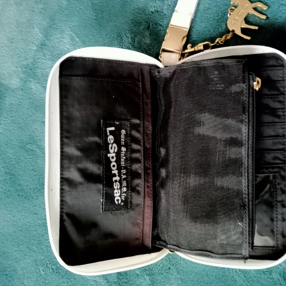 L.A.M.B. White and Black Wallet - Picture 7 of 8